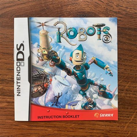 Robots Nintendo Ds Gameboy Instruction Manual Only Ebay