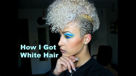 Instyle editors round up the best blonde hair color ideas and tips to consider before you bleach. Natural Hair - How I Went White/Platinum Blonde - YouTube