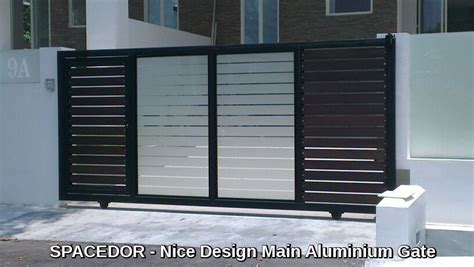 8 Images Modern Sliding Gate Designs For Homes And Review Alqu Blog