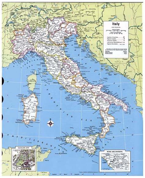 Lista Foto Map Of Italy With Cities And Towns Actualizar