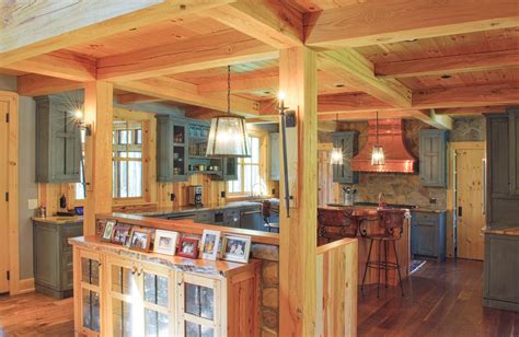 Timber Frame Lodge Home Design George Clemens Architecture