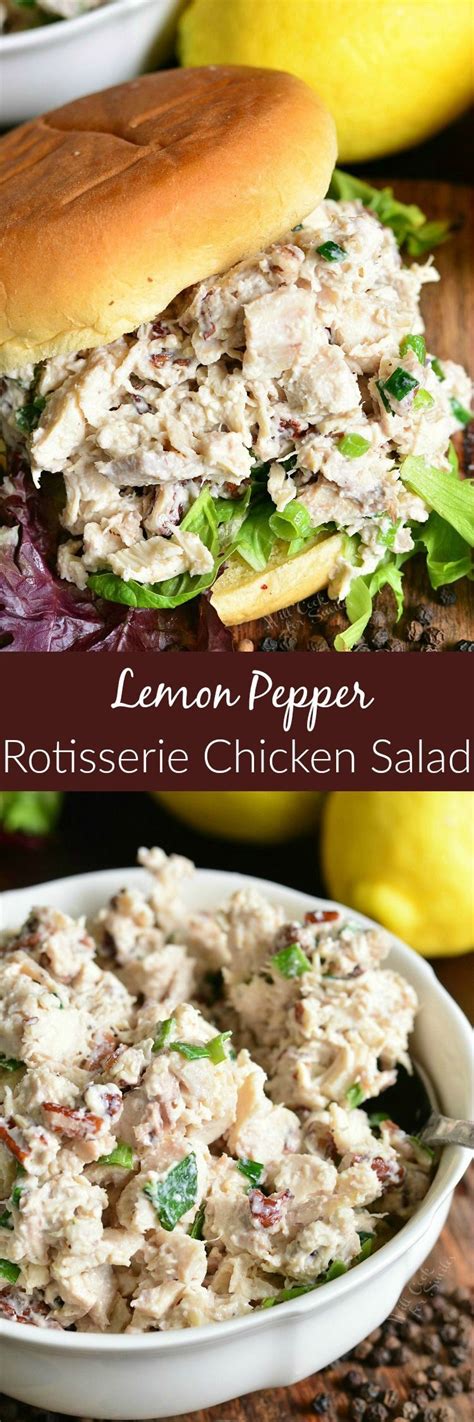 Keepsake recipes trigger memories and grilled black pepper chicken salad is one that reminds me of some of the best days of my life. Lemon Pepper Rotisserie Chicken Salad. Delicious and ...