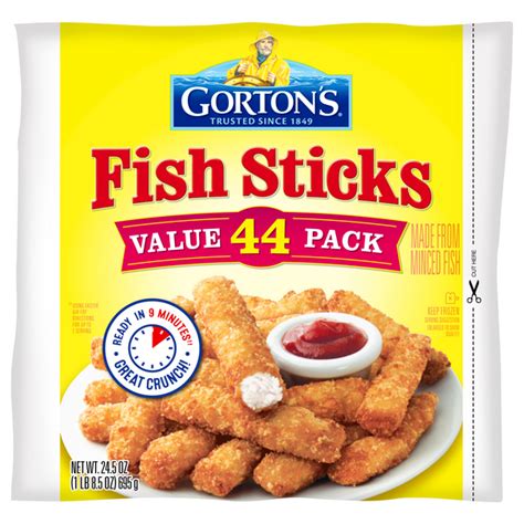 Save On Gortons Breaded Fish Sticks 44 Ct Frozen Order Online