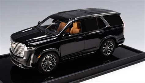 118 Motorhelix Cadillac Escalade In Gloss Black In Stock Now Ebay
