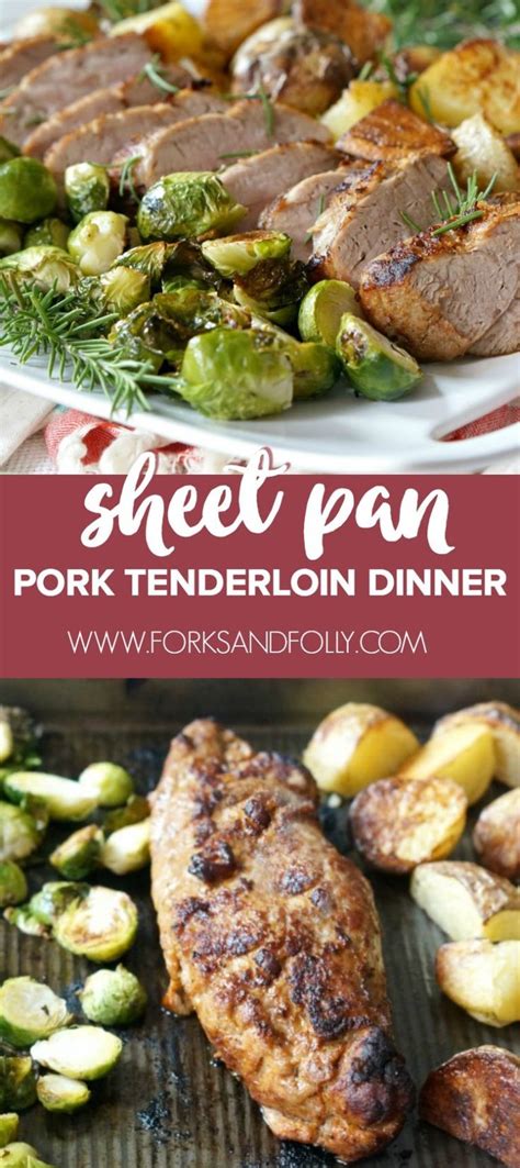Especially considering it's trimmed up already, and there's no excess fat to cut away. Sheet Pan Pork Tenderloin Dinner | Recipe | Pork ...