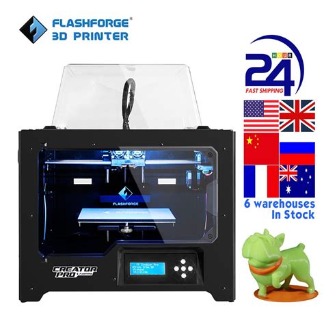 Flashforge Creator Pro D Printer High Precision Dual Extrusion Dual