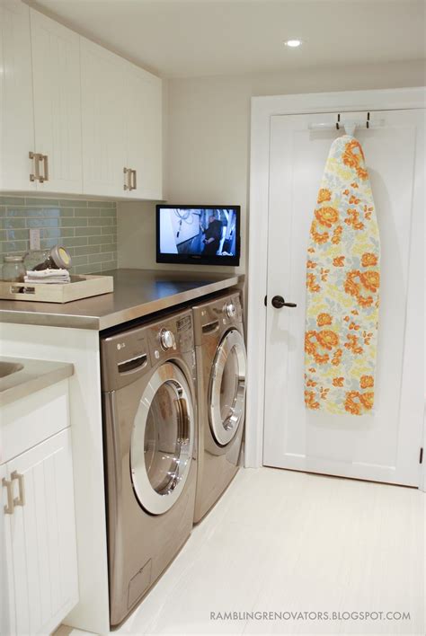 Laundry baskets drying racks ironing boards hangers boaxel system laundry cabinets & shelving. Laundry Room Reveal Pt 1 | Laundry room design, Laundry ...