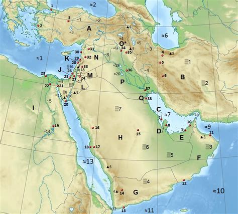 Map The Middle East Quiz By 1447