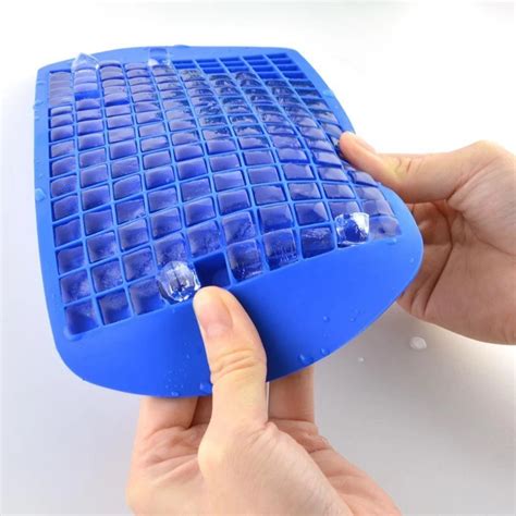 1pcs 160 mini silicone ice cube maker ice cube mold silicone ice form silicone tray mold