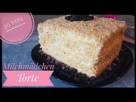 2 tl gesiebten kakao unterrühren. Milchmädchen Torte ☆ in 30 Minuten fertig - YouTube ...