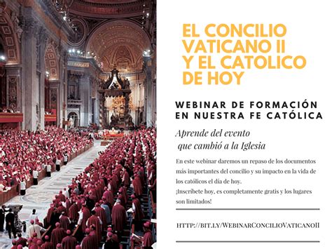 Webinar El Concilio Vaticano Ii Y El Católico De Hoy Instituto De