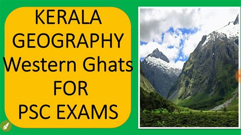 To know more about the rivers, lakes and backwaters of kerala, click here. Kerala Geography (Part2) Western Ghats - YouTube