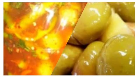 الزيتون والفلفل المخلل بكل تفاصيله وتخزينه Olives And Hot Pickled Peppers Youtube