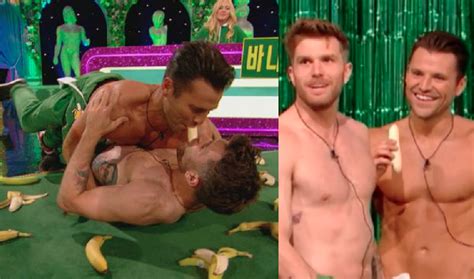 Mark Wright And Joel Dommett Roll Around With A Banana In