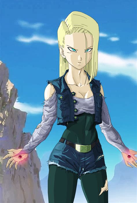 Super Android 18 Ready To Fight Anime Dragon Ball Super Anime Dragon
