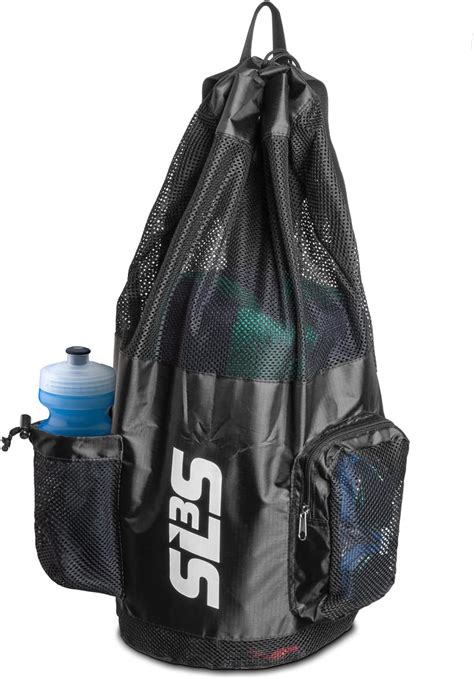 Sls3 Mesh Bag For Swimming Swim Bags Drawstring Swimming Kit Bag