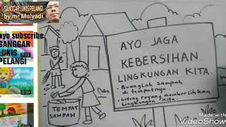 Poster cara menjaga kebersihan lingkungan rumah. Cantik Poster Kebersihan Lingkungan Untuk Anak Sd ...