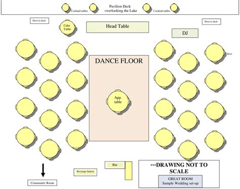 Outdoor Wedding Floor Plan Floorplansclick
