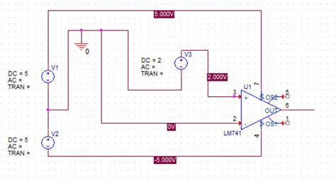 I Built This Circuit With An Lm741 Op Amp In Pspice And In Real Life