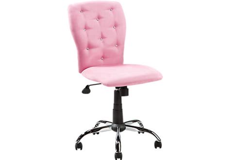 Multifunction desks can be used as a computer desk, workstation desk, training tables, etc. Lucille Pink Desk Chair, Microfiber