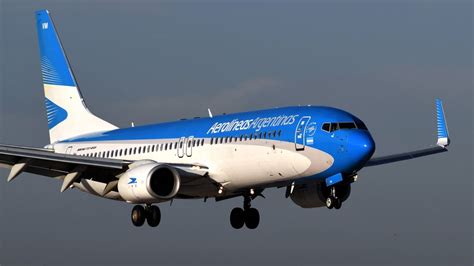 Video Sorprendente Aterrizaje De Un Avión De Aerolíneas Argentinas En