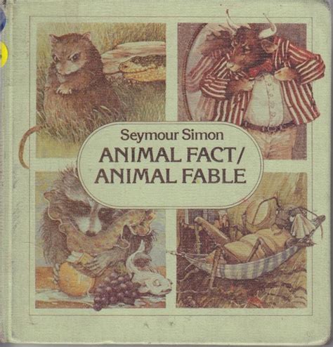 Animal Fact Animal Fable By Simon Seymour Good Library Binding