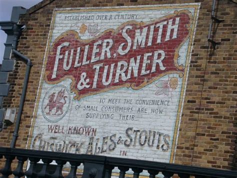 Fuller Smith And Turner Chiswick Ales And Stouts Painted Sign Ghostsigns