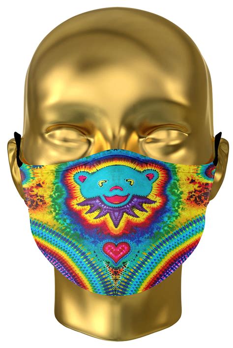 Premium Tie Dye Face Masks Trippy Face Masks Jamminon