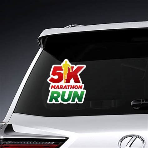 5k Marathon Running Logo