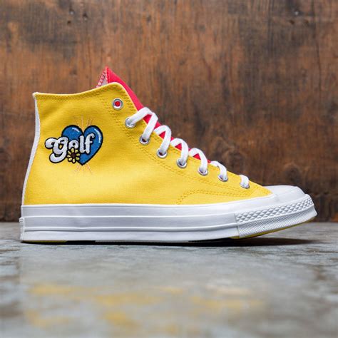 Converse X Golf Wang Tri Panel Men Chuck 70 Hi Blue Yellow Red