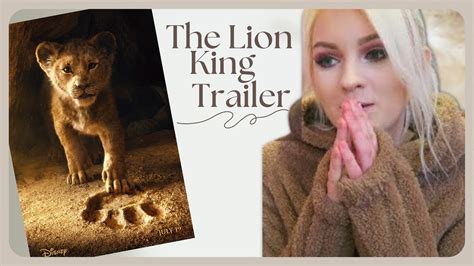 the lion king live action trailer reaction youtube