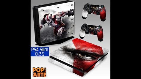 Ps4 Slim Skin God Of War Depoimento 587 Bruno Cesar Zaclikevic