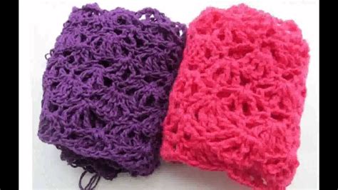 Crocheted Scarf Patterns - YouTube