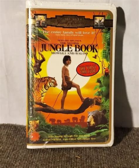 Rudyard Kiplings The Second Jungle Book Mowgli And Baloo Vhs 1998 New