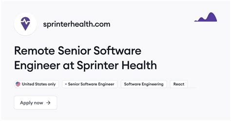 👏 Sprinter Health Is Hiring A Remote Senior Software Engineer R