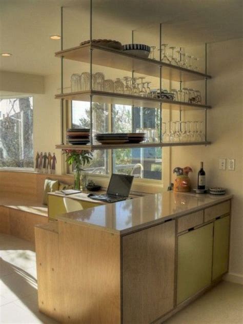 A refrigerator paneled and installed in this manner is truly integrated into the cabinets surrounding it. 35+ Marvelous Kitchen Cabinets Hanging From Ceiling For Your Beautiful Kitchen - DECOREDO