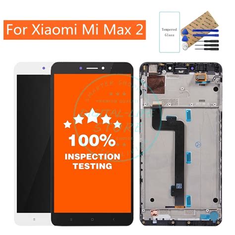 For Xiaomi Mi Max Lcd Display Touch Screen With Frame Replacement Digitizer Assembly Mi Max