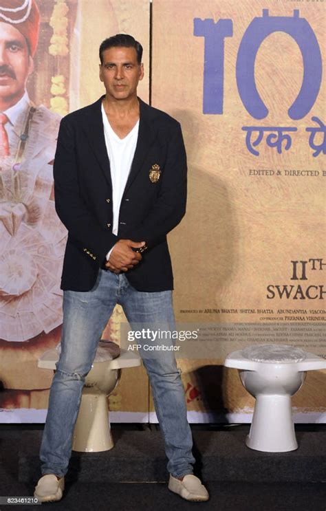 Indian Bollywood Actor Akshay Kumar Attends The Press Conference For