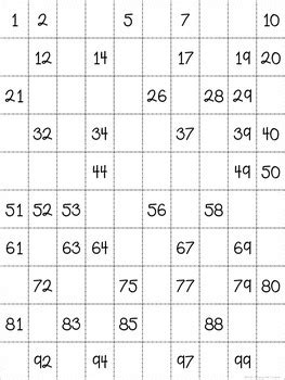 Activities on the 100 chart are a great way to build fluency with numbers in grade 1 and 2. 100's Board (100's Chart) Activities and Puzzles by ...