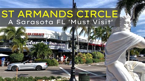 Sarasota Florida St Armands Circle A Sarasota Must Visit Destination Youtube