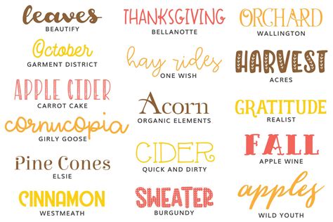 Cheap And Free Fall Fonts For Cutting Machines Hey Lets Make Stuff