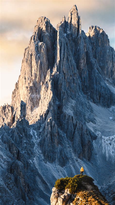 Cadini Di Misurina Wallpaper 4k Dolomite Mountains Alone Scenic