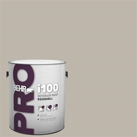 Behr Pro 1 Gal Hdc Ct 21 Grey Mist Eggshell Interior Paint Pr13001