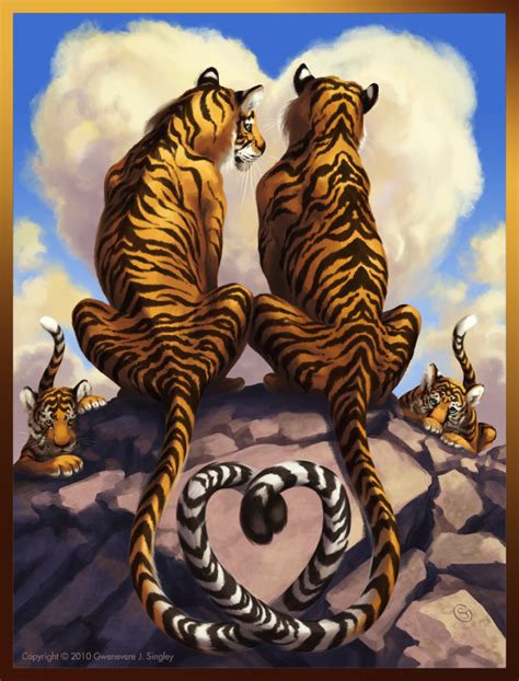 Tiger Love By Queengwenevere On Deviantart