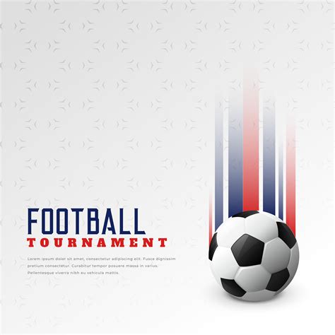 Soccer Football Tournament Stylish Background Download Free Vector
