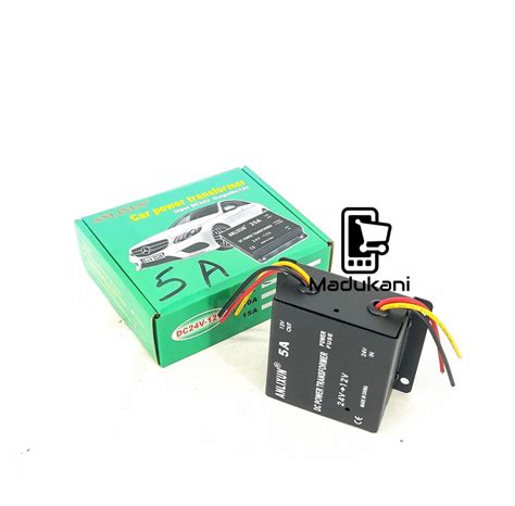 5A 24V In To 12V Out Car Power Stepdown Transformer Madukani Online Shop