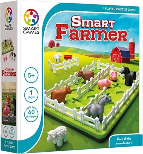 Smartgames Smart Farmer One Player Puzzle Game Amazonfr Jeux Et Jouets