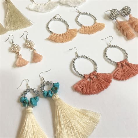 Boho Chic Earrings Boho Chic Jewelry Tassel Earrings Earrings