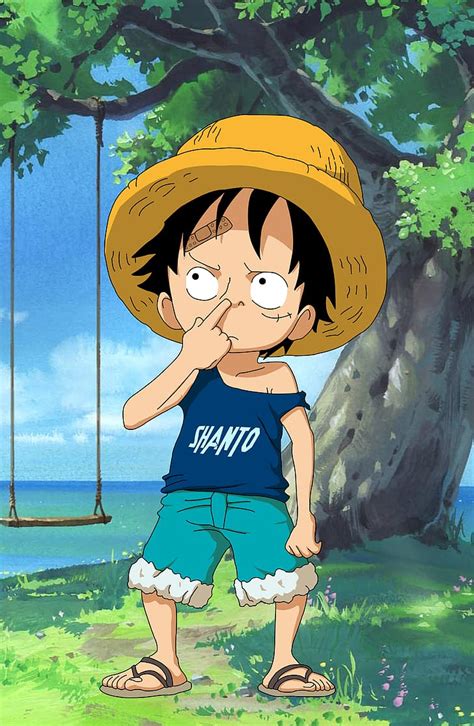 Hd Wallpaper Kid Luffy Monkey D Luffy One Piece Anime Wallpaper