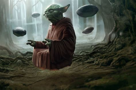 Artstation Meditate I Will Dave Keenan Star Wars Artwork Star Wars Yoda Star Wars